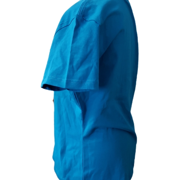 Ladies Cabo San Lucas XL turquoise embelished t-shirt. - Picture 5 of 7